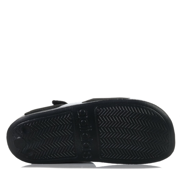 Adidas Adilette Kids Sandal Black/White Youth Sandals