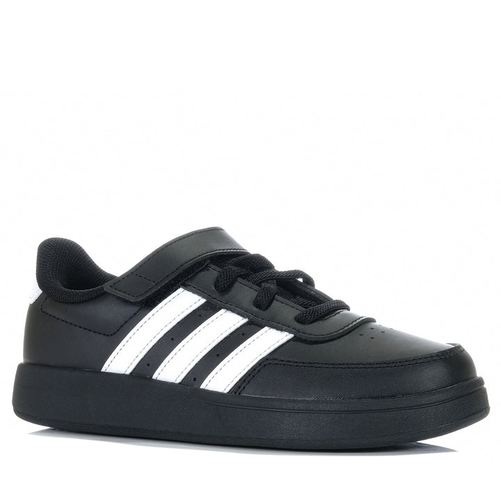 Adidas Breaknet 2.0 EL Youth Black/White, 1 US, 11 US, 12 US, 13 US, 2 US, 3 US, 4 US, Adidas, black, kids, shoes, youth