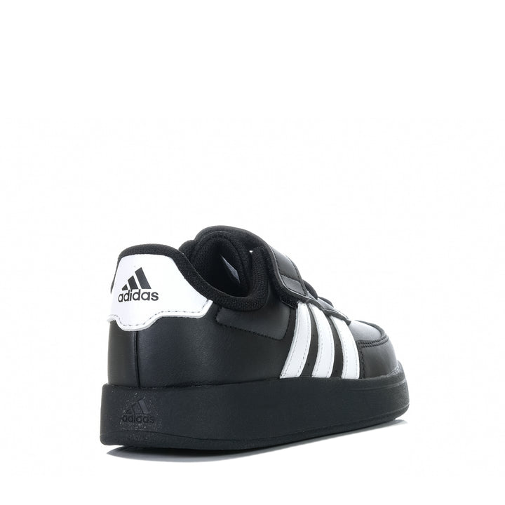 Adidas Breaknet 2.0 EL Youth Black/White, 1 US, 11 US, 12 US, 13 US, 2 US, 3 US, 4 US, Adidas, black, kids, shoes, youth