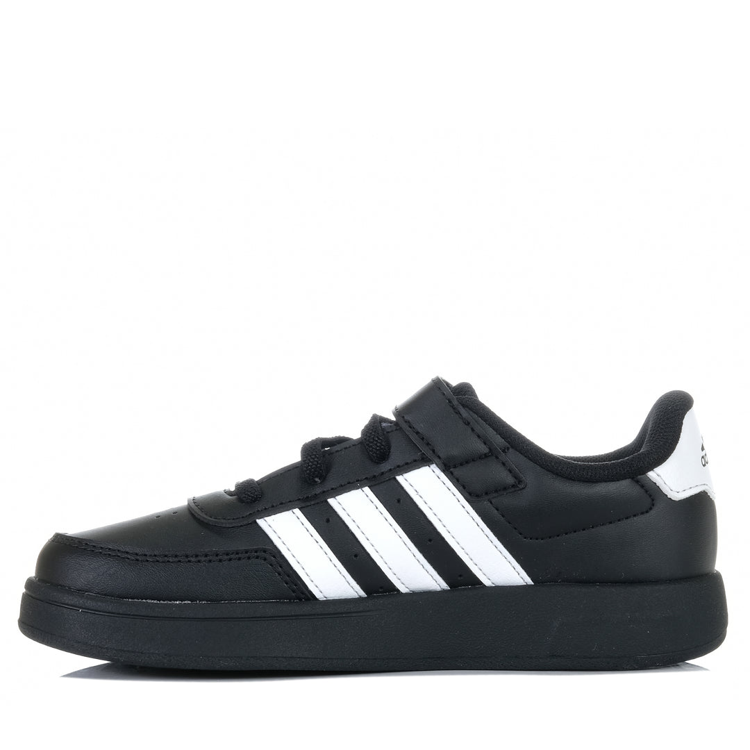 Adidas Breaknet 2.0 EL Youth Black/White, 1 US, 11 US, 12 US, 13 US, 2 US, 3 US, 4 US, Adidas, black, kids, shoes, youth