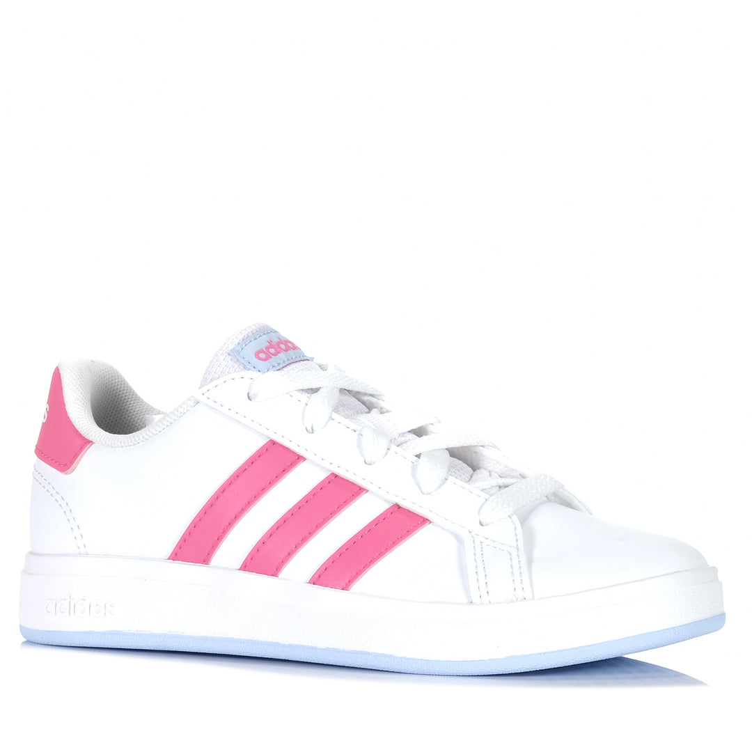 Adidas Grand Court 2.0 Youth White/Pink Youth Shoes