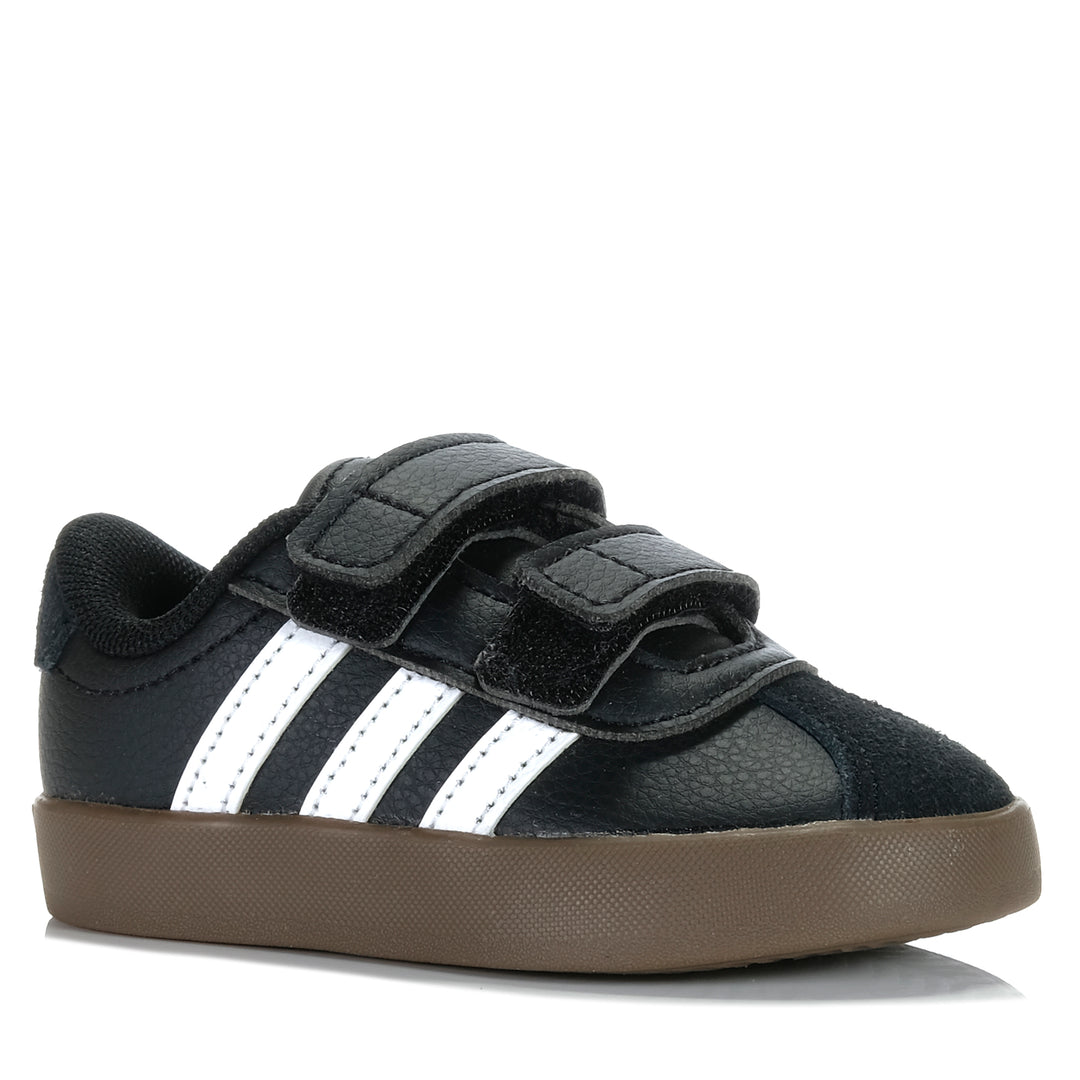 Adidas VL Court 3.0 CF I Black/White Toddler Sneakers