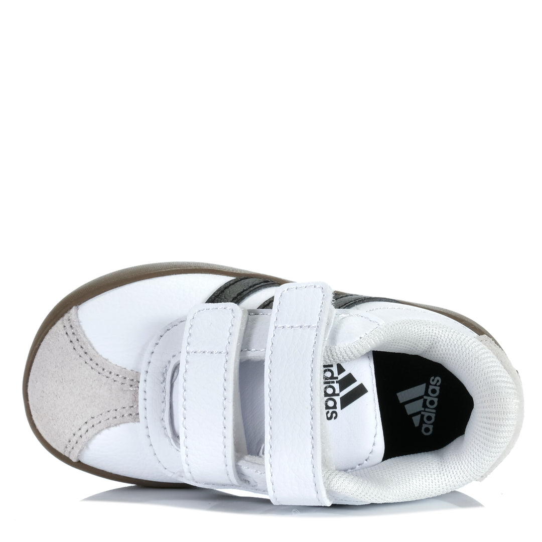 Adidas VL Court 3.0 CF I White/Black Toddler Sneakers