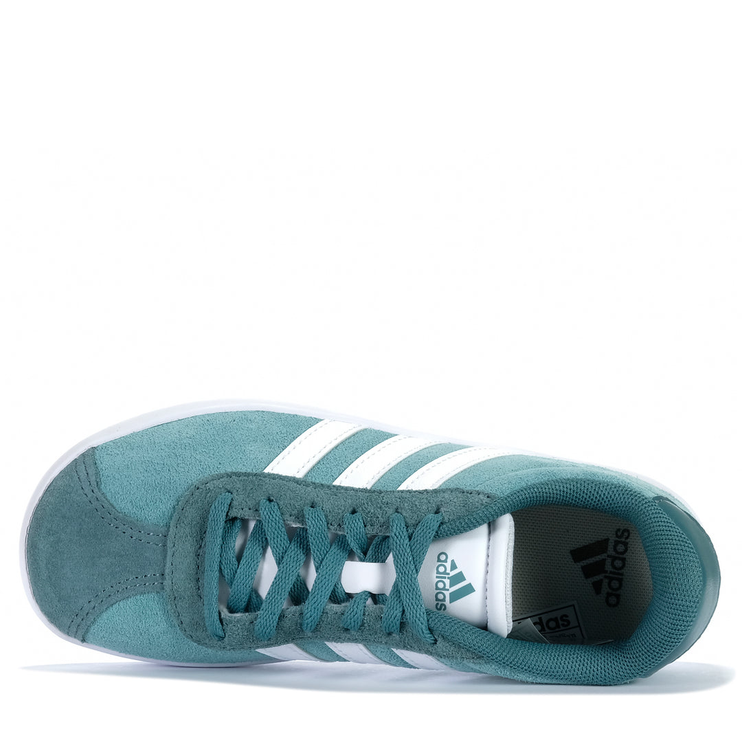 Adidas VL Court 3.0 K Kids Powder Teal Youth Shoes