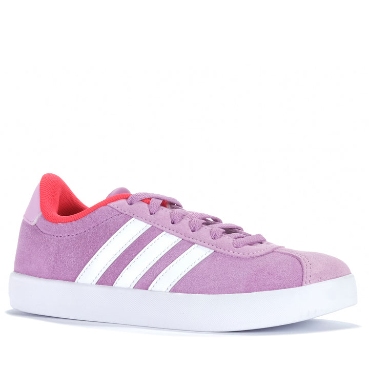 Adidas VL Court 3.0 K Kids Purple Youth Shoes