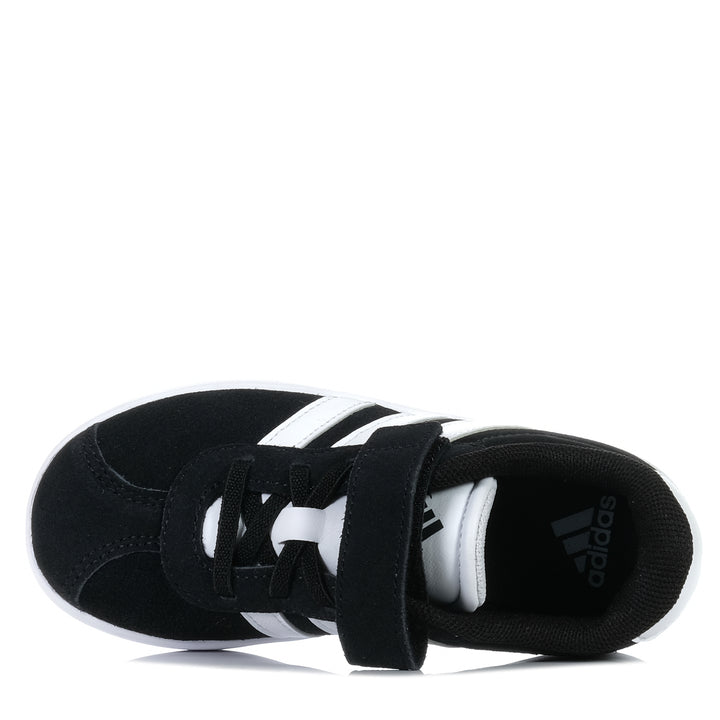 Adidas VL Court 3.0 EL C Kids Black/White Youth Shoes
