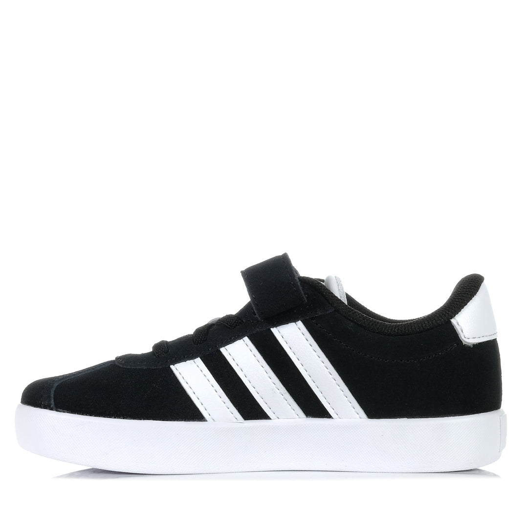 Adidas VL Court 3.0 EL C Kids Black/White Youth Shoes