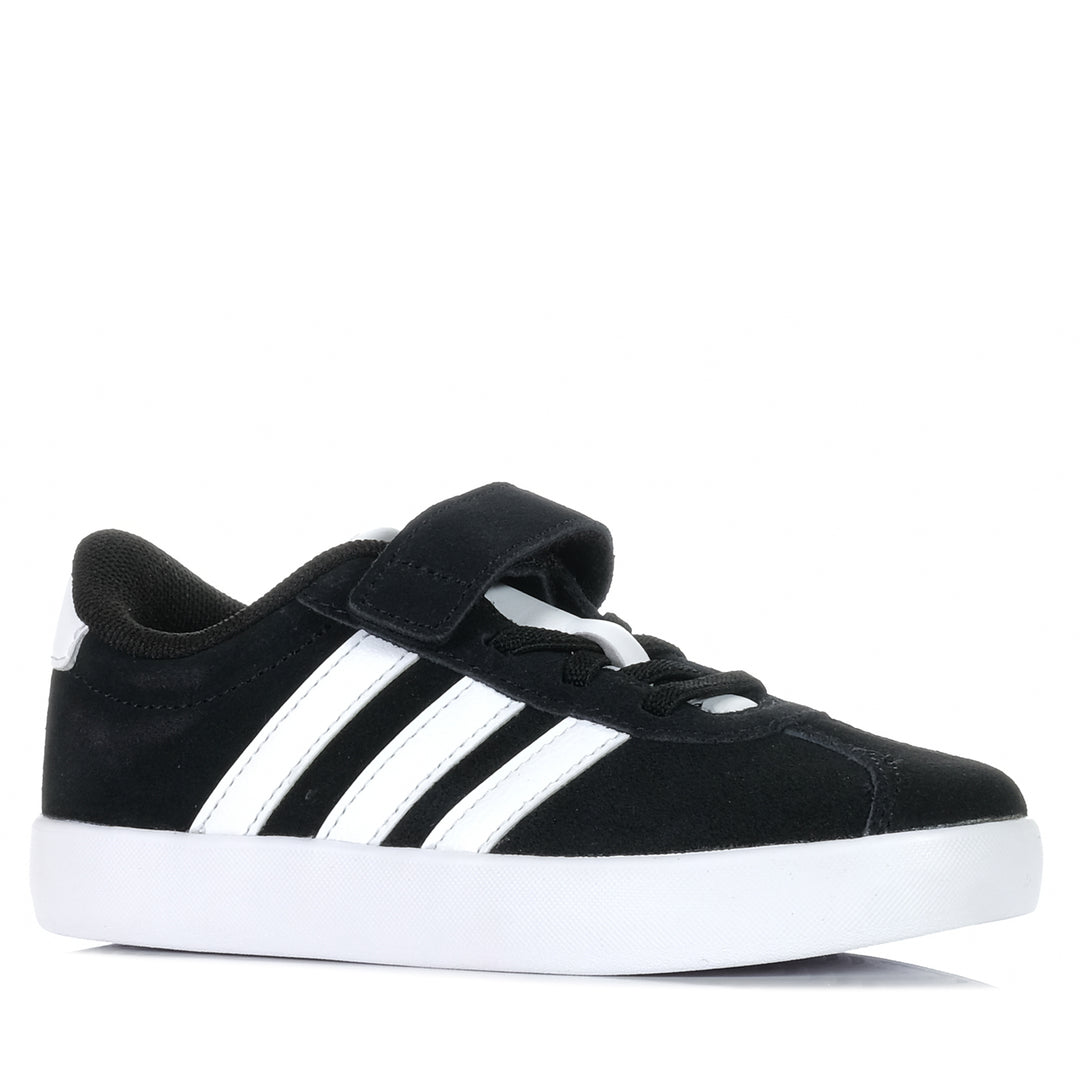 Adidas VL Court 3.0 EL C Kids Black/White Youth Shoes