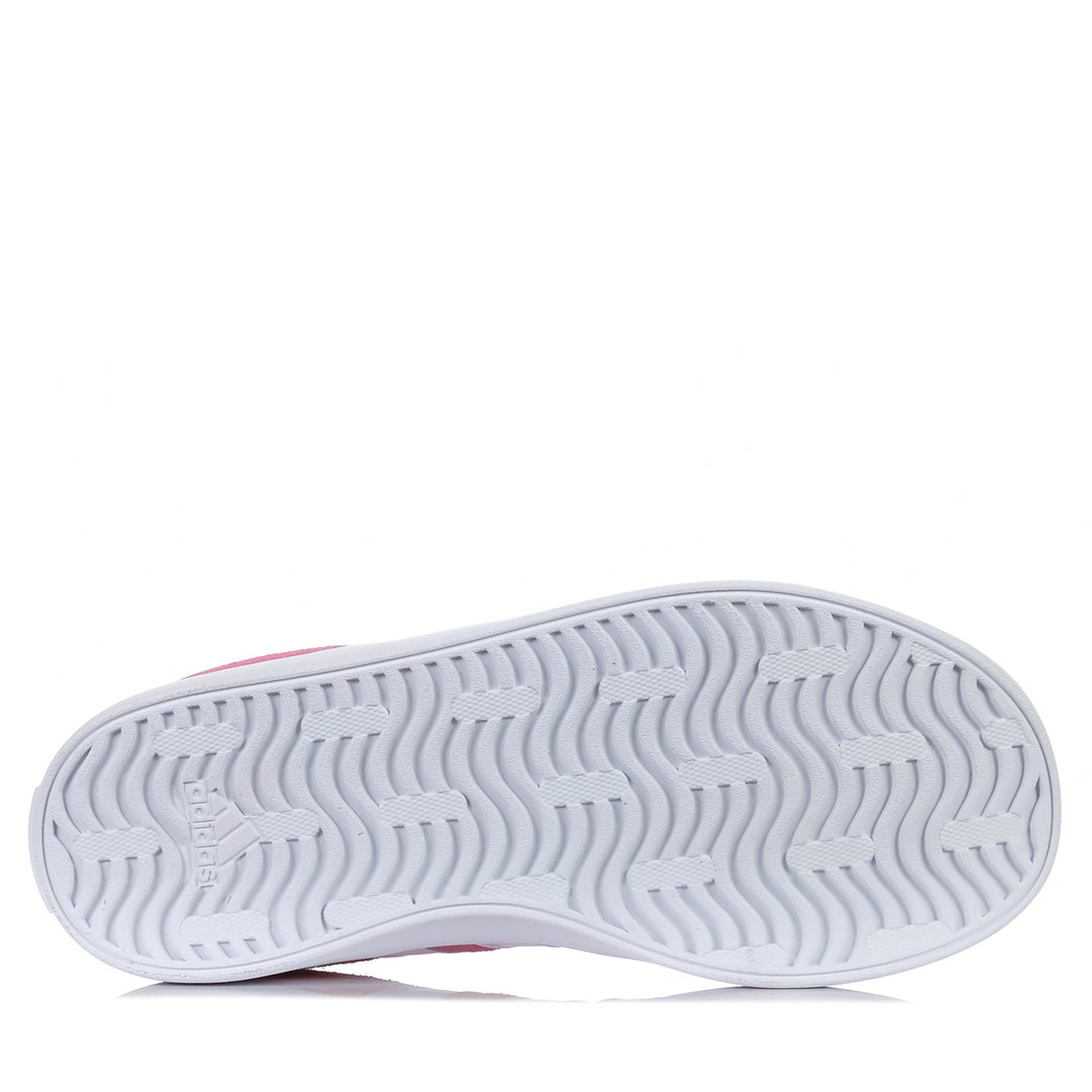 Adidas VL Court 3.0 Kids Pink/White Youth Shoes