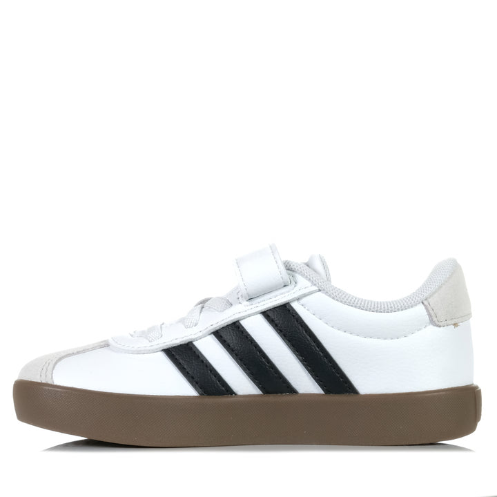 Adidas VL Court 3.0 Kids White/Black Youth Shoes