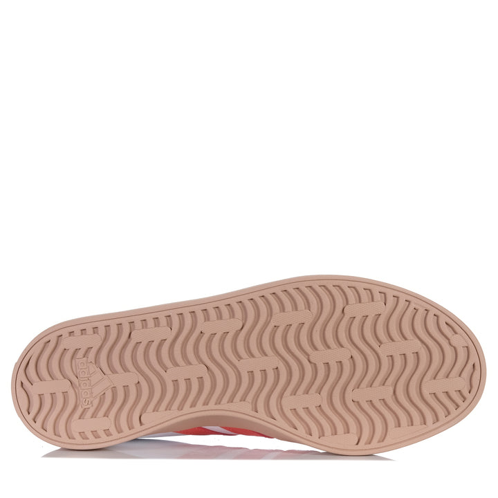 Adidas VL Court 3.0 Womens White/Preloved Scarlet Womens Sneakers