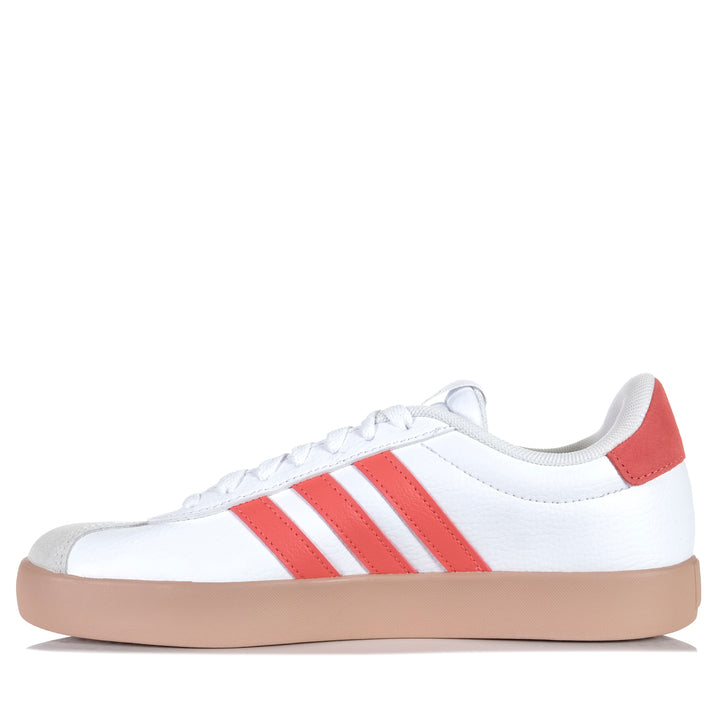Adidas VL Court 3.0 Womens White/Preloved Scarlet Womens Sneakers