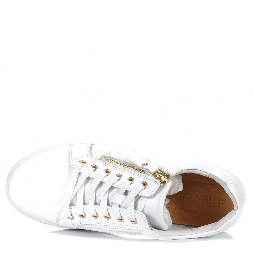 Alfie & Evie Pinnet White, 37 EU, 38 EU, 39 EU, 40 EU, 41 EU, 42 EU, alfie & evie, low-tops, platform, sneakers, white, womens