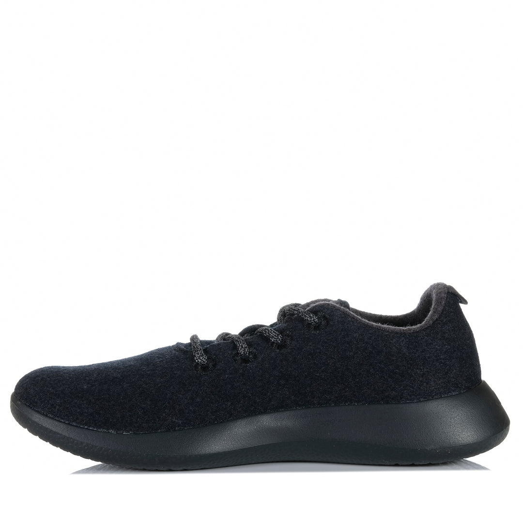 Allbirds Men's Wool Runner Natural Black Mens Sneakers