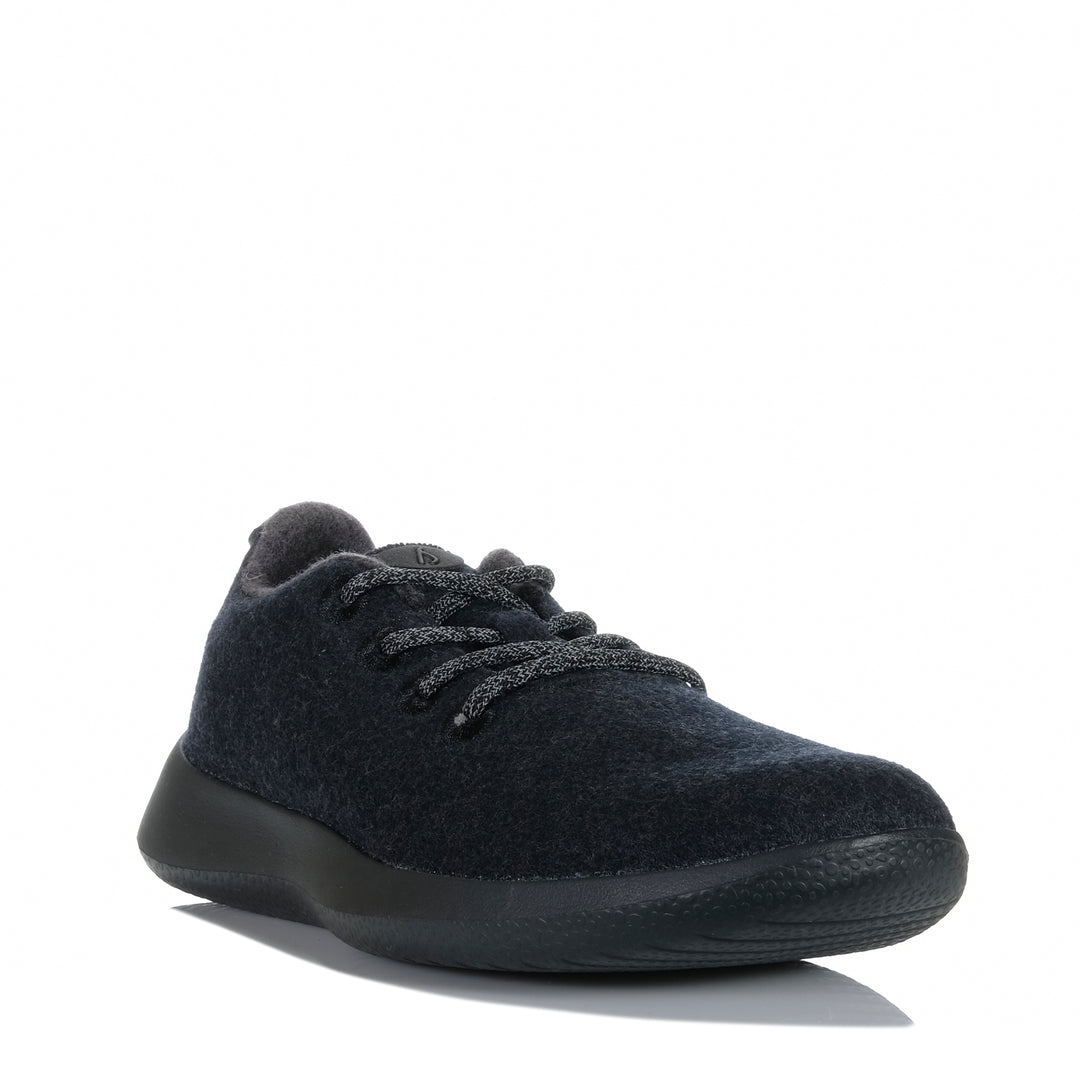 Allbirds Men's Wool Runner Natural Black Mens Sneakers