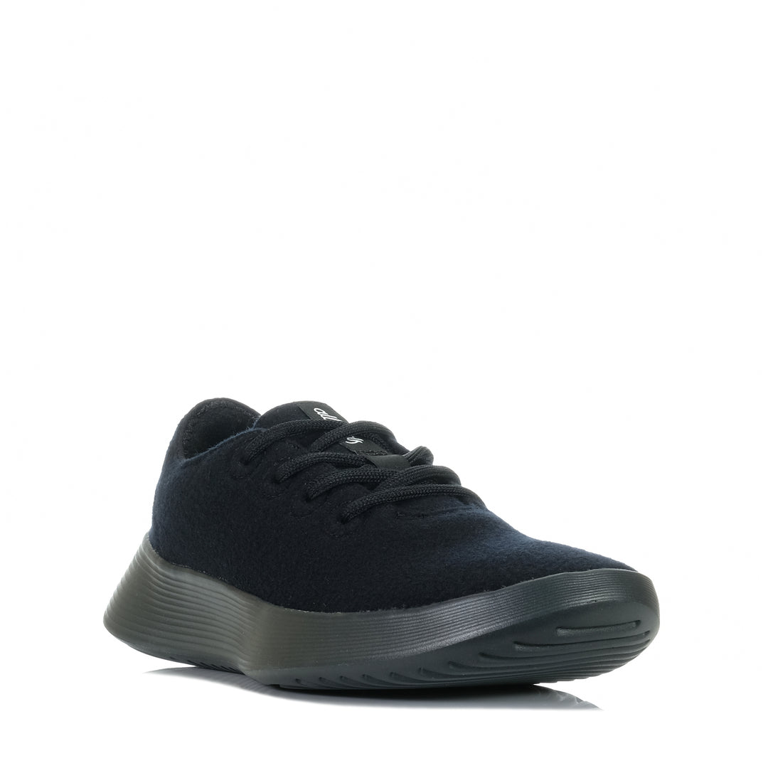 Allbirds Men's Wool Runner 2 Natural Black Mens Sneakers