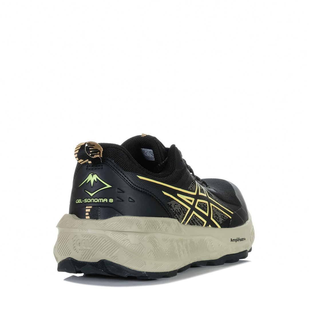 Asics Gel-Sonoma 8 Black/Lime Green Mens Sports