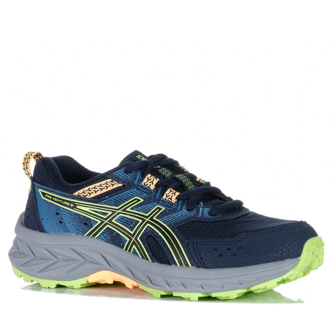 Asics Gel-Venture 9 GS Midnight/Lime Green Youth Sports