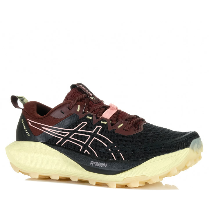 Asics Trabuco 13 Womens Black/Wild Blossom Womens Sports