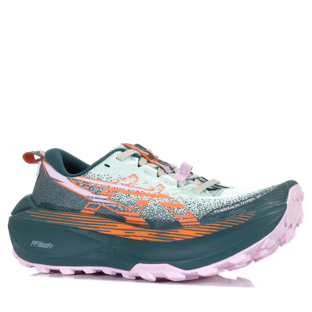 Asics Trabuco Max 4 Womens Cold Moss/Nova Orange Womens Sports