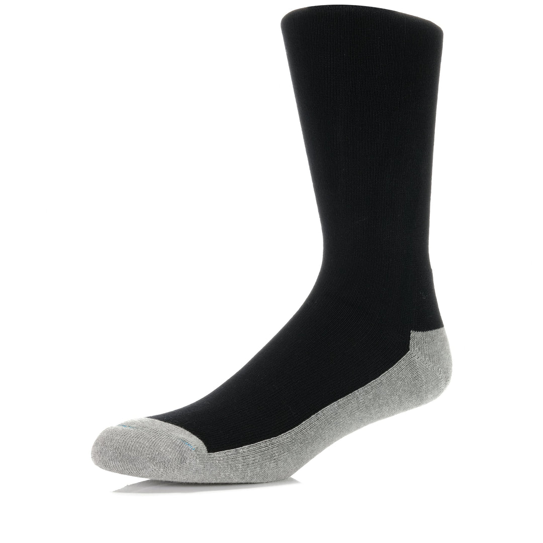 Bamboo Textiles Charcoal Health Socks Black/Grey Unisex