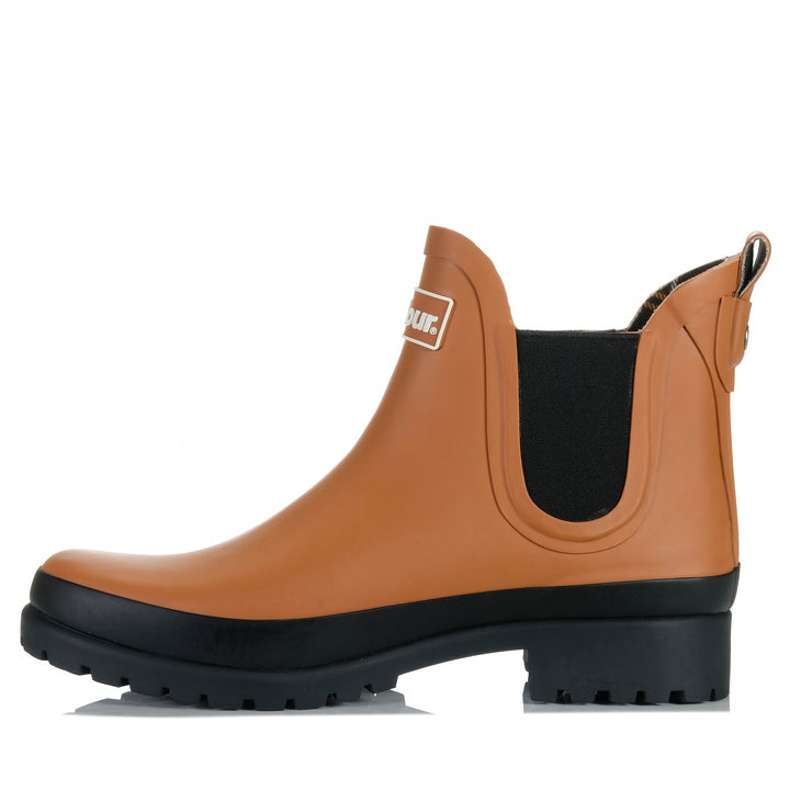 Barbour Mallow Chelsea Wellingtons Bran/Black Womens Boots