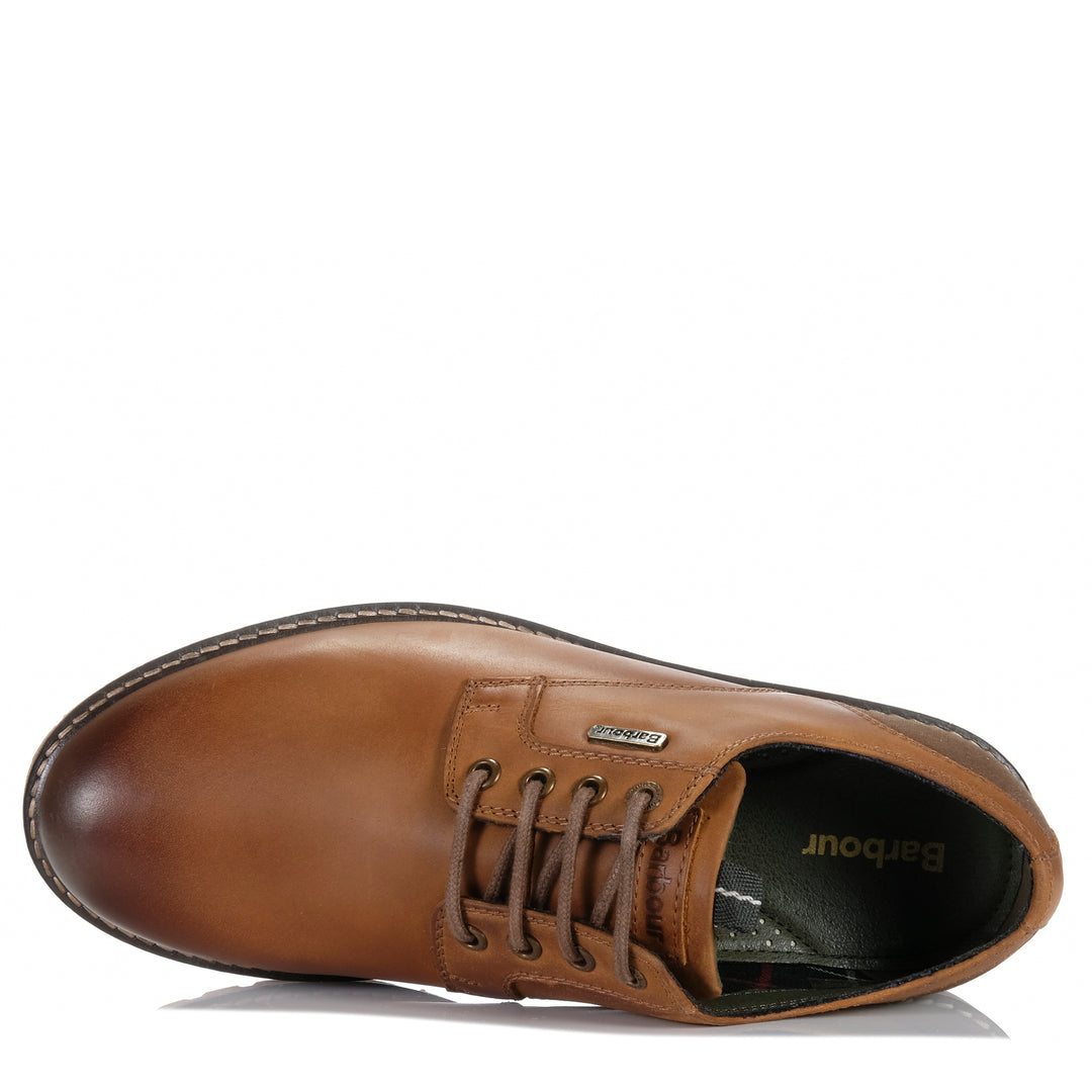 Barbour Sandstone Derby Cognac Mens Shoes
