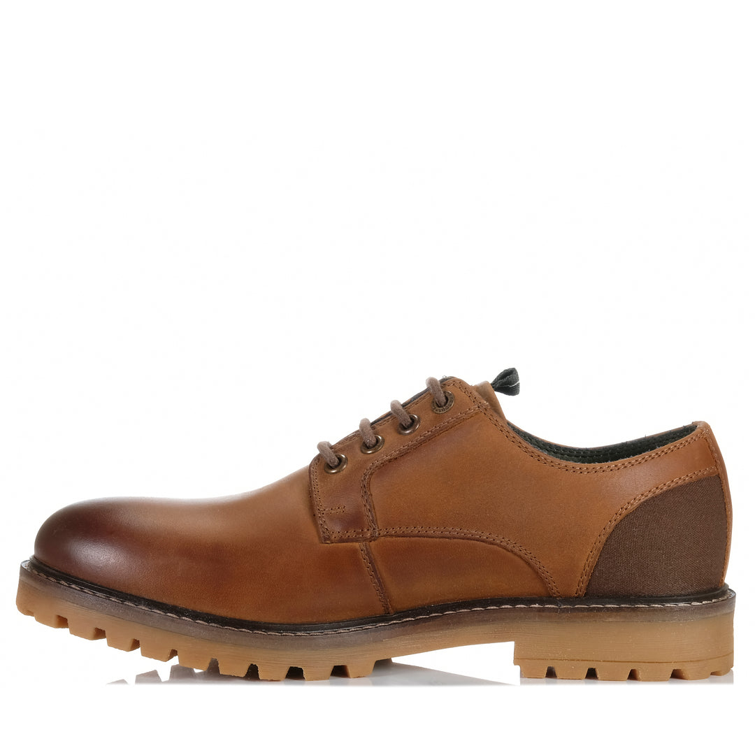 Barbour Sandstone Derby Cognac Mens Shoes