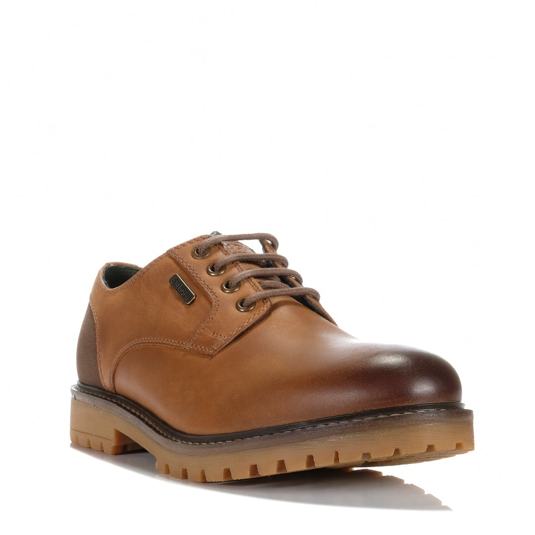 Barbour Sandstone Derby Cognac Mens Shoes