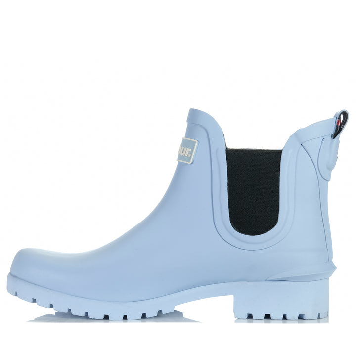 Barbour Wilton Chelsea Wellingtons Breeze Blue Womens Boots
