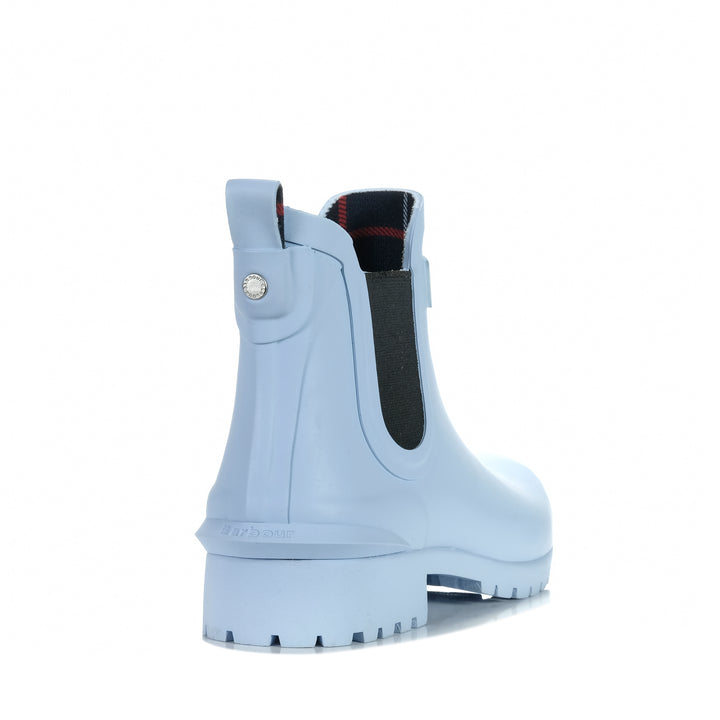 Barbour Wilton Chelsea Wellingtons Breeze Blue Womens Boots
