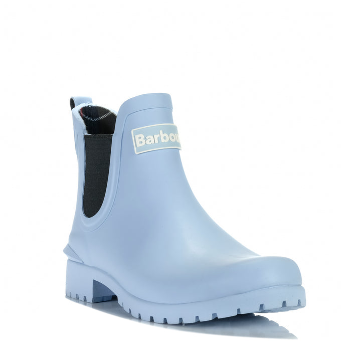 Barbour Wilton Chelsea Wellingtons Breeze Blue Womens Boots