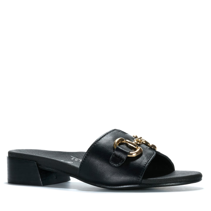 Bay Lane Dixie Black Womens Sandals