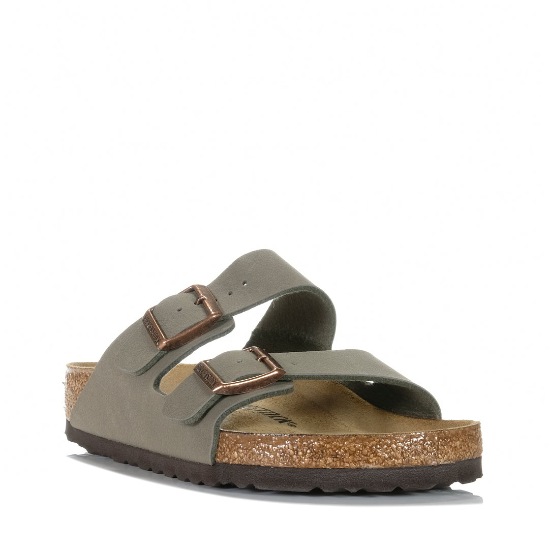 Birkenstock Arizona Birkibuc (Regular) Stone Unisex Sandals