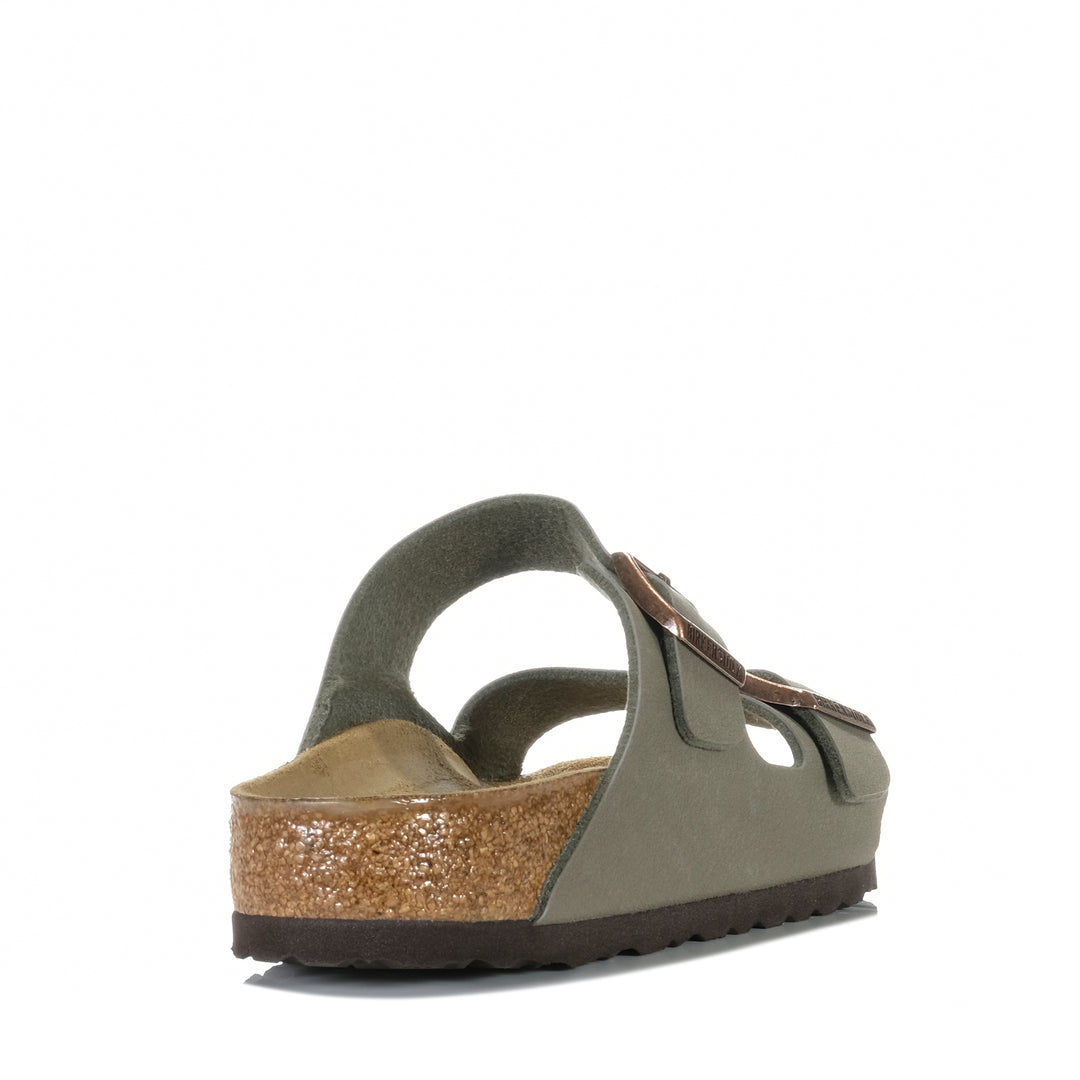 Birkenstock Arizona Birkibuc (Regular) Stone Unisex Sandals