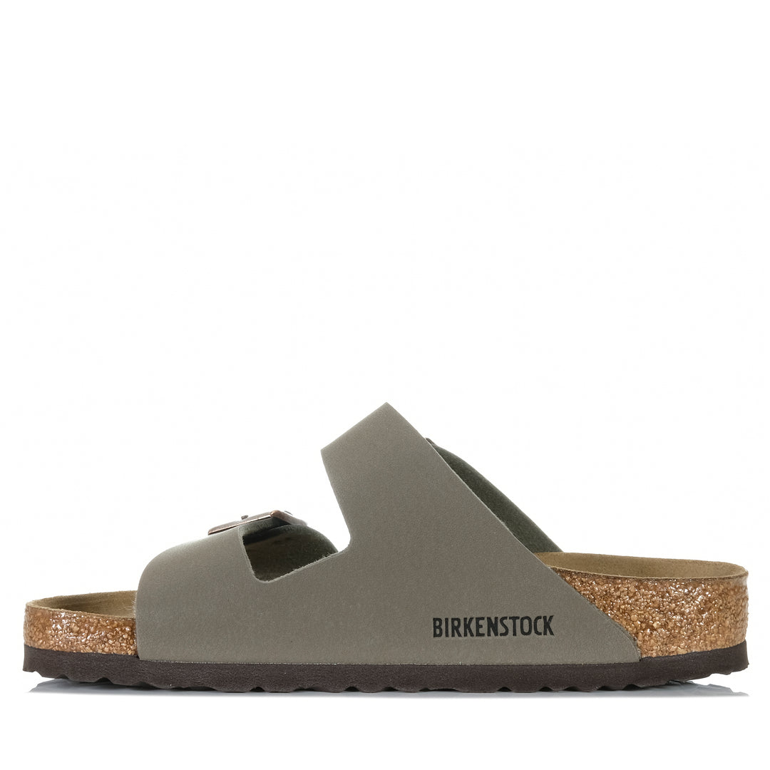 Birkenstock Arizona Birkibuc (Regular) Stone Unisex Sandals