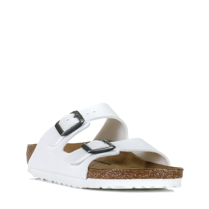 Birkenstock Arizona Birko-Flor (Narrow) White Womens Sandals