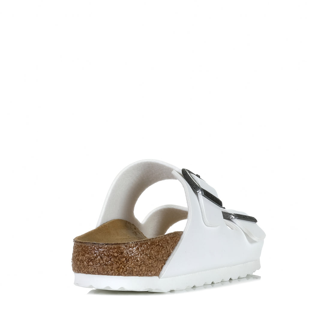 Birkenstock Arizona Birko-Flor (Narrow) White Womens Sandals