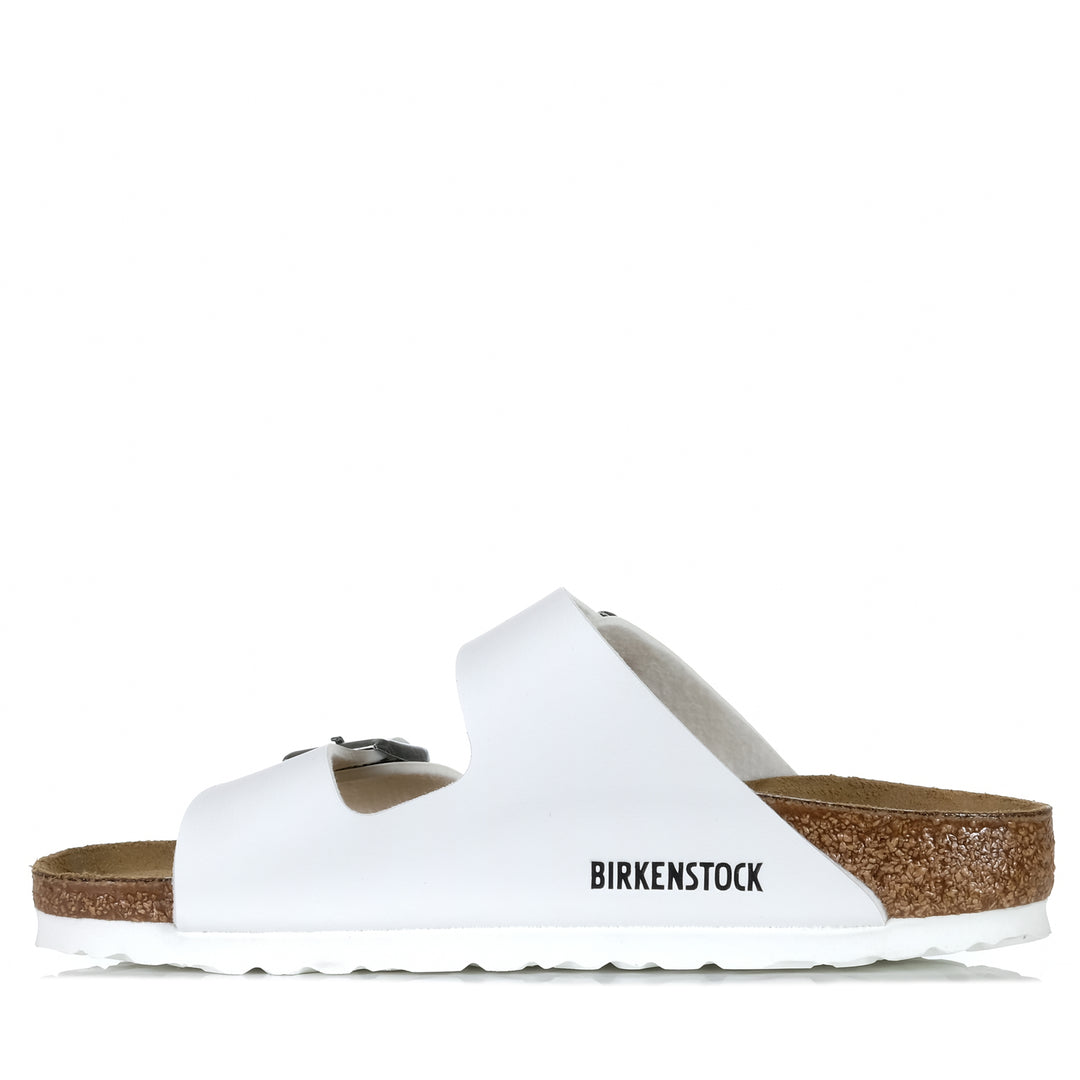 Birkenstock Arizona Birko-Flor (Narrow) White Womens Sandals