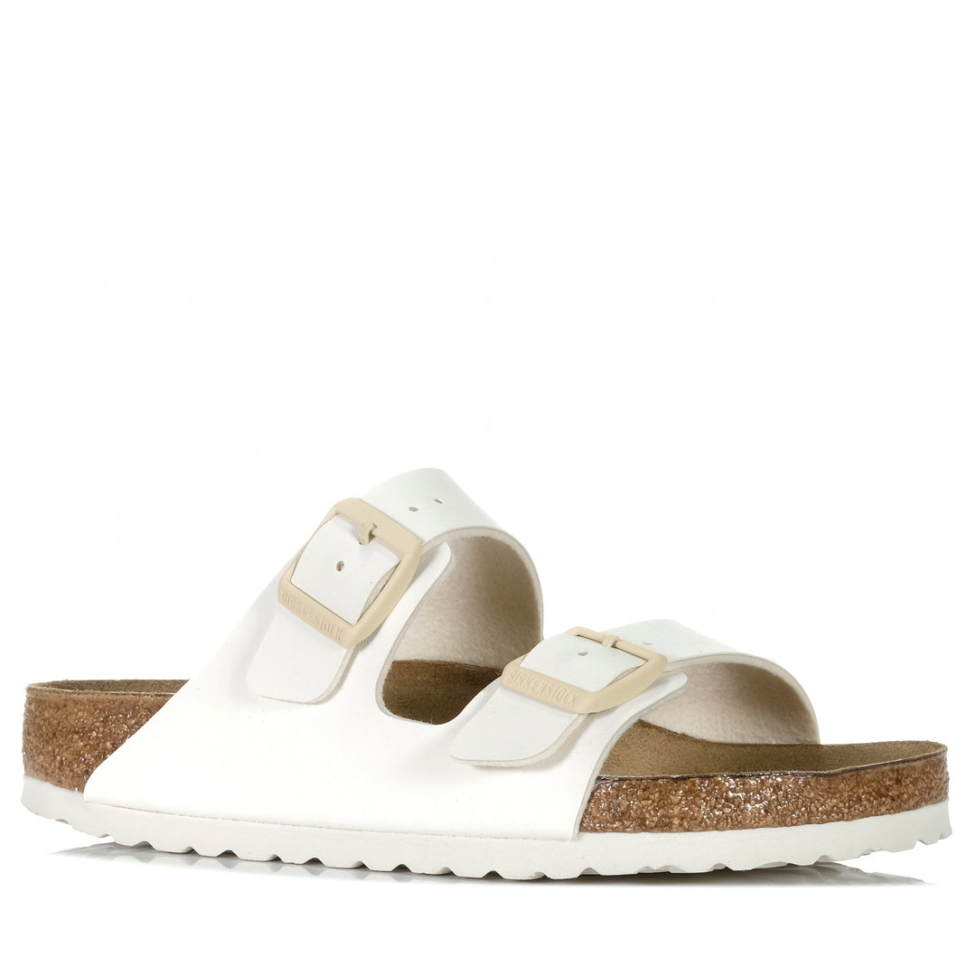 Birkenstock Arizona Birko-Flor (Regular) Eggshell Womens Sandals