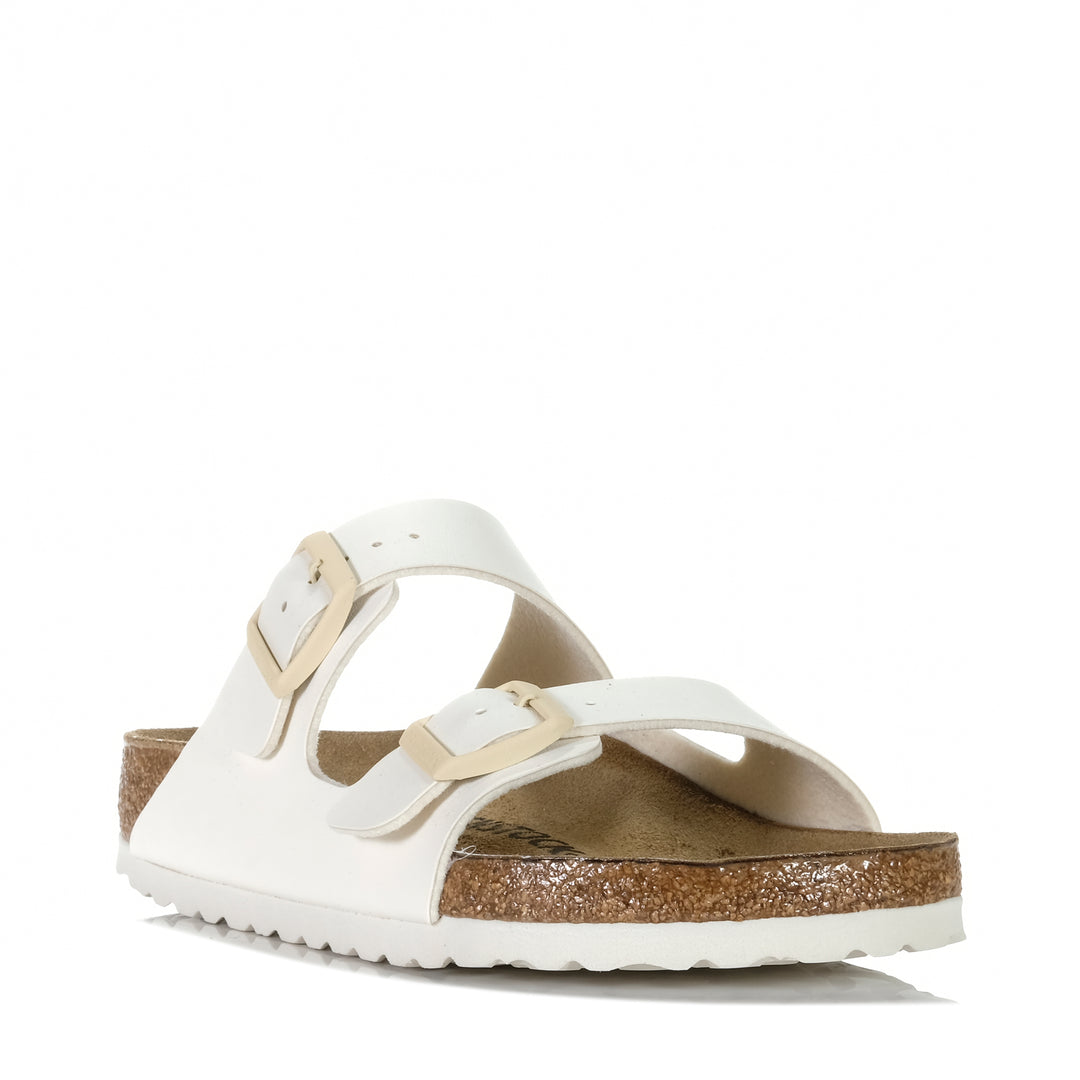 Birkenstock Arizona Birko-Flor (Regular) Eggshell Womens Sandals