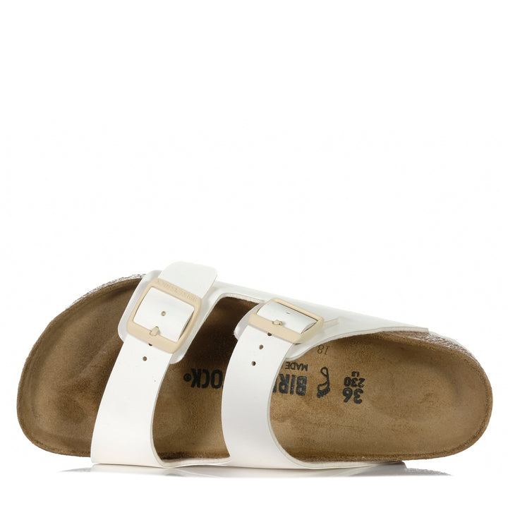 Birkenstock Arizona Birko-Flor (Regular) Eggshell Womens Sandals
