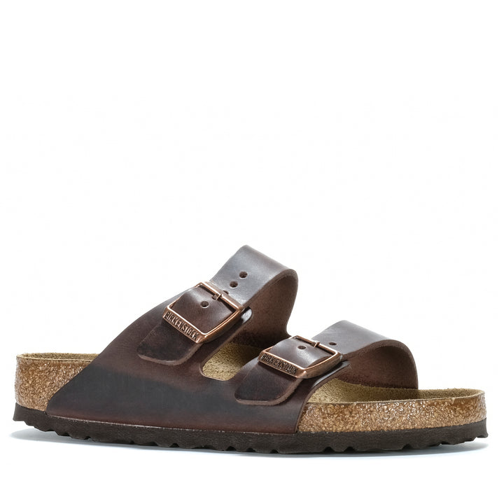Birkenstock Arizona Oiled Leather Habana Unisex Sandals