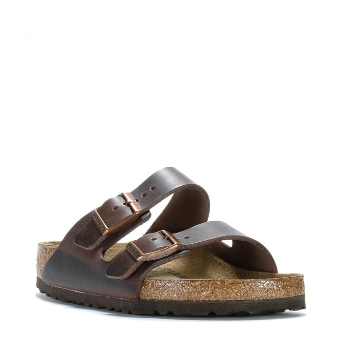 Birkenstock Arizona Oiled Leather Habana Unisex Sandals
