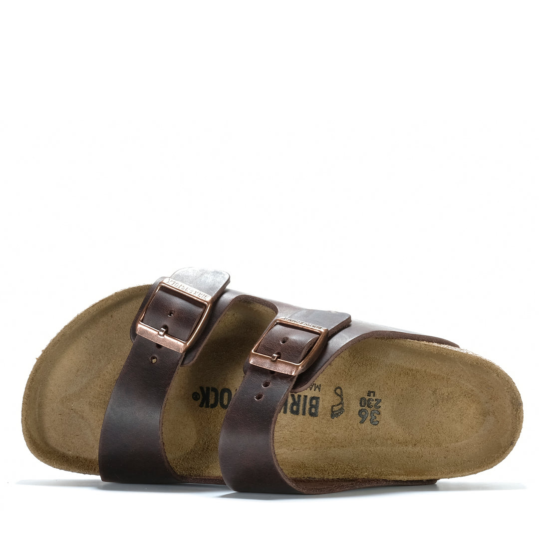 Birkenstock Arizona Oiled Leather Habana Unisex Sandals