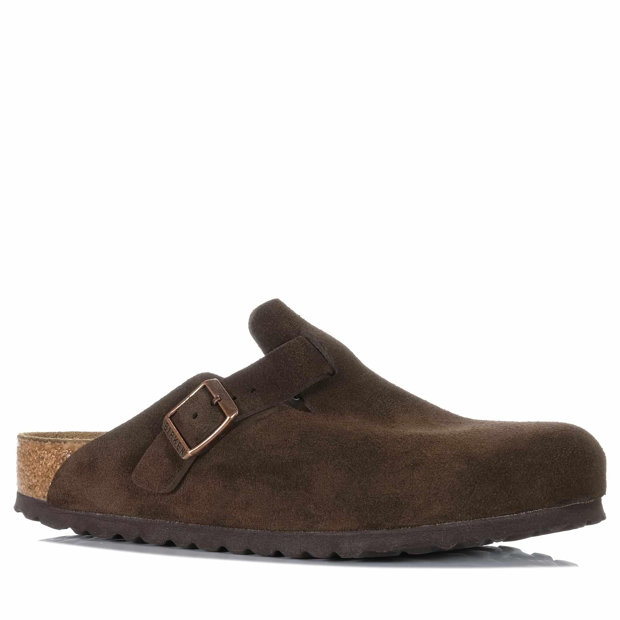 Birkenstock Boston Soft Footbed Suede Leather (Regular) – Frames