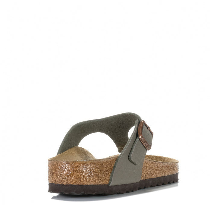 Birkenstock Gizeh Birkibuc (Regular) Stone Womens Sandals