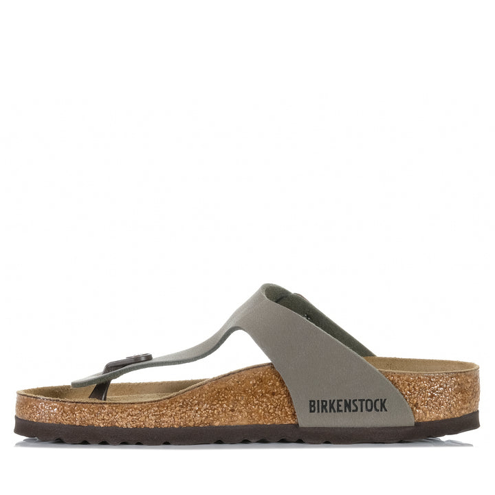 Birkenstock Gizeh Birkibuc (Regular) Stone Womens Sandals