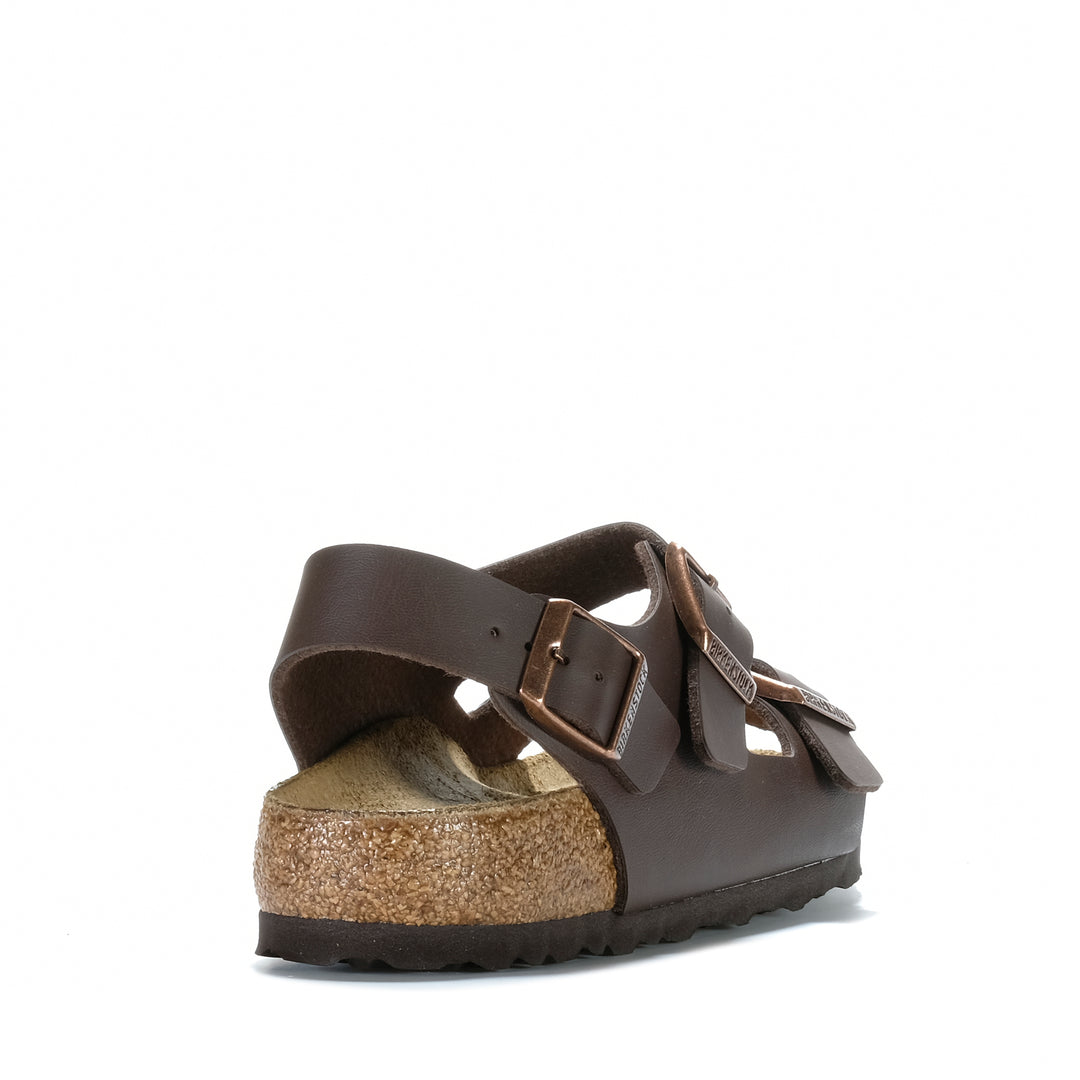 Birkenstock Milano Birko-Flor (Regular) Dark Brown Unisex Sandals