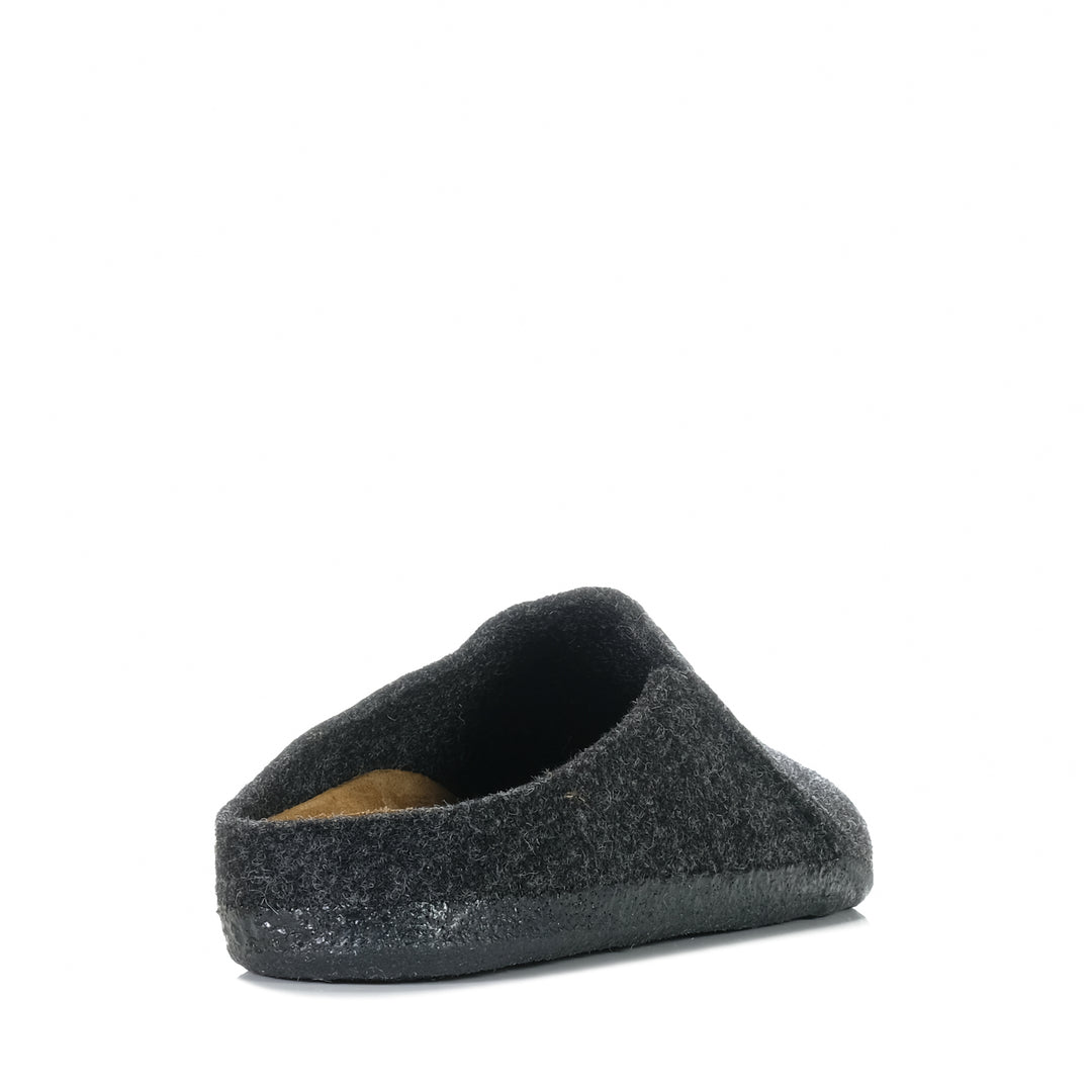 Birkenstock Zermatt Wool-Felt (Narrow) Anthracite Womens Slippers